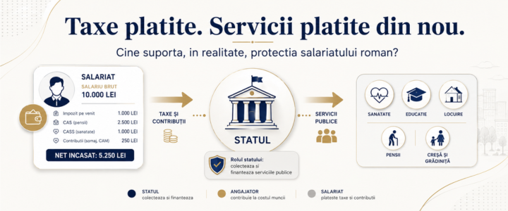 Platim taxe, apoi platim din nou serviciile: Romania versus Europa